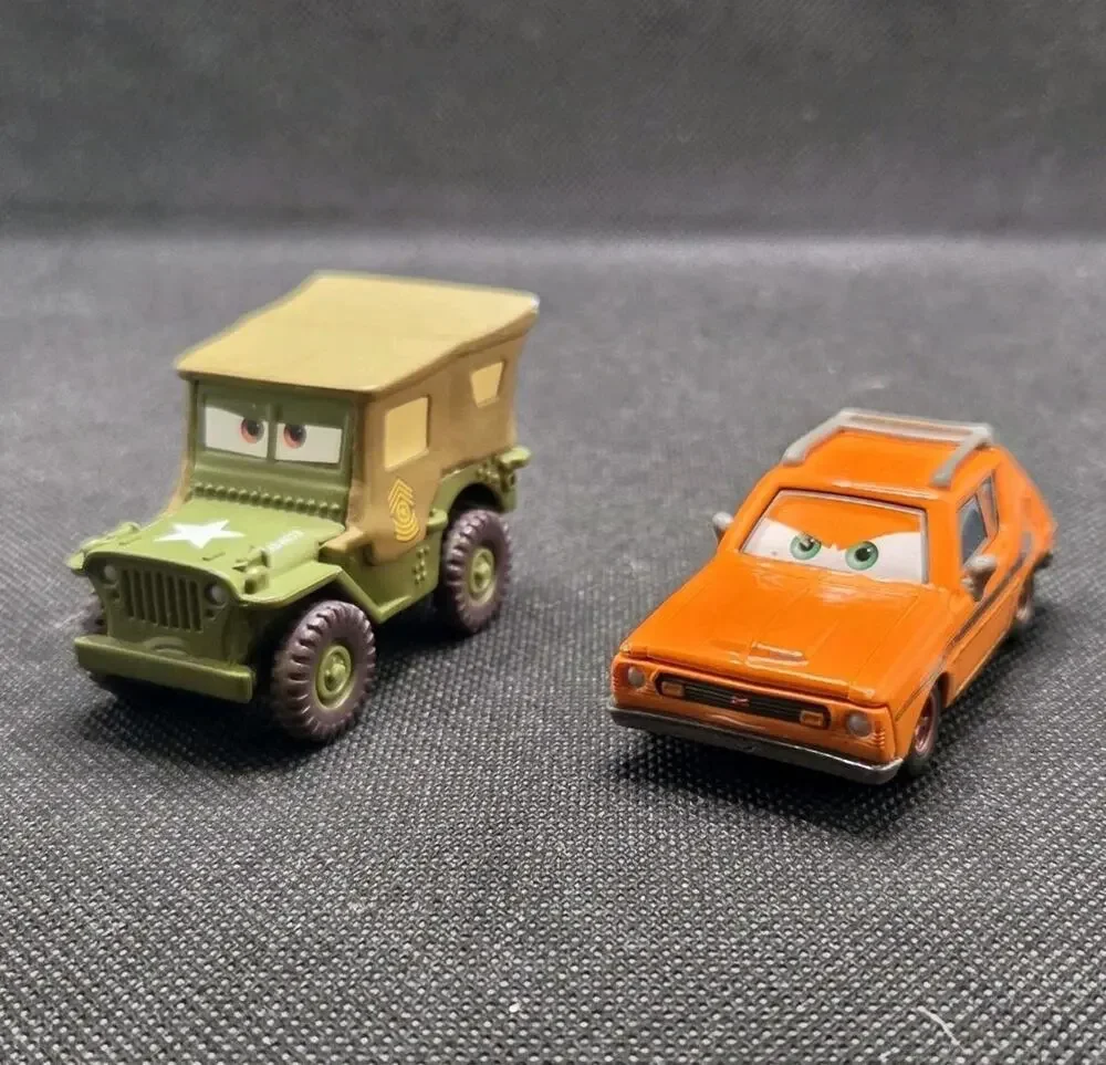 Disney Pixar Cars Mattel Sarge & Grem Gremlin Diecast Vehicle Figure Car Toy Lot